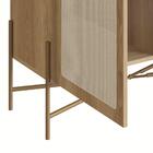 Buffet Bar Oslo 2 Pt Hanover E Dourado 81 Cm