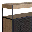 Buffet Bar York 2 Pt Vermont E Preto