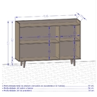 Buffet Barros Cinamomo Off White