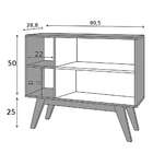 Buffet Bora 2 Pt Branco