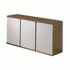 Buffet Cancun 3 Portas Amêndoa E Off White 128x44cm Greice Mó