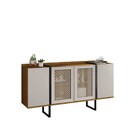 Buffet Carícia 4 Portas Jcm Móveis Freijó/off White