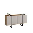 Buffet Carícia Sem Tela 4 Portas Jcm Móveis Noronha/off