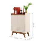 Buffet Cello 2 Portas Off White Freijo