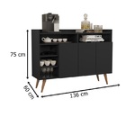 Buffet Celta Black - Germai Móveis