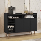 Buffet Celta Black - Germai Móveis