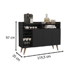 Buffet Celta Black - Germai Móveis