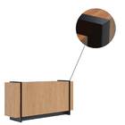 Buffet Chanel 160cm Freijó Preto Fosco Bnn Decor