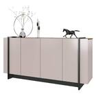 Buffet Chanel 160cm Off White Nogueira Real Preto Fosco  Tana