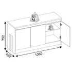 Buffet Chef - Dj Móveis - Rustico Malbec