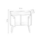 Buffet Chiara I 2 Pt Preto