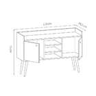 Buffet Chiara Ii 2 Pt Branco