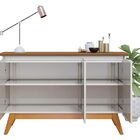 Buffet Classic 3 Portas Off White Com Freijó - Imcal Móveis