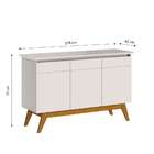 Buffet Classic 3 Pt Off White