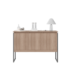 Buffet Classico Com 3 Portas Veneza Montana Preto