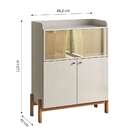 Buffet Cloe 3 Pt Off White E Savana