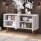 Buffet Com 2 Portas & 120cm 4 Pés Palito Retrô