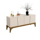 Buffet Com 4 Portas Ucrânia Off White Madero Canela