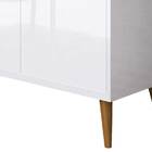 Buffet Com Adega Estilo Branco - Moveisaqui