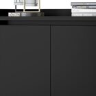 Buffet Com Adega Estilo Preto - Moveisaqui