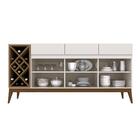 Buffet Com Adega Passion Com 3 Portas Edn Off White Natural