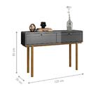 Buffet Com Porta E Aparador Adams Cinza Perolizado Tauari