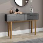 Buffet Com Porta E Aparador Adams Cinza Perolizado Tauari