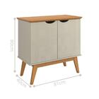 Buffet Com Portas Congonhas Off White Cinamomo