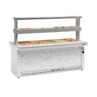 Buffet Conjugado Gelopar 7 Cubas Quentes 5 Cubas Frias Branco