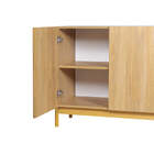 Buffet De Madeira 3 Portas Aruna - Areia - Meu Móvel De Madei