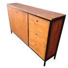 Buffet De Madeira E Ferro P/ Salar De Estar Ou Jantar - C/ 2