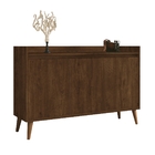 Buffet Delta Delux Retrô 3 Portas Malbec – Móveisaqui