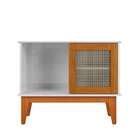 Buffet Denver 1 Porta Branco/madeira – Tebarrot Móveis