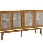 Buffet Detroit 04 Portas Off White/nature - Tebarrot