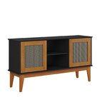 Buffet Detroit 3 Portas Retrô Tebarrot Preto/mad