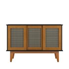 Buffet Detroit 3 Portas Retrô Tebarrot Preto/mad