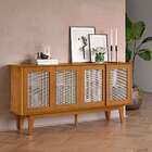 Buffet Detroit Com Tela 4 Pt Nature