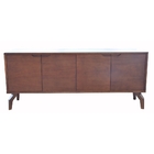 Buffet Domingo 160cm Tingido Nogueira Pe Em Madeira Macica Fi