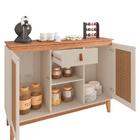 Buffet Doug Pintura Palha 2 Portas Off White Noce