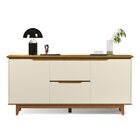 Buffet Duas Portas Flow Off/freijó – Ej Móveis