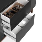 Buffet Duas Portas Flow Preto/freijó – Ej Móveis