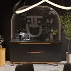 Buffet Duas Portas Flow Preto/freijó – Ej Móveis