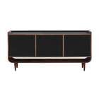 Buffet Dylan 3 Pt Madeira E Preto