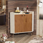 Buffet E Aparador Sala Canto Retrô Pés Palito 2 Portas Platin