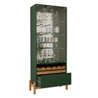 Buffet E Cristaleira Morris Verde Oliva Cedro