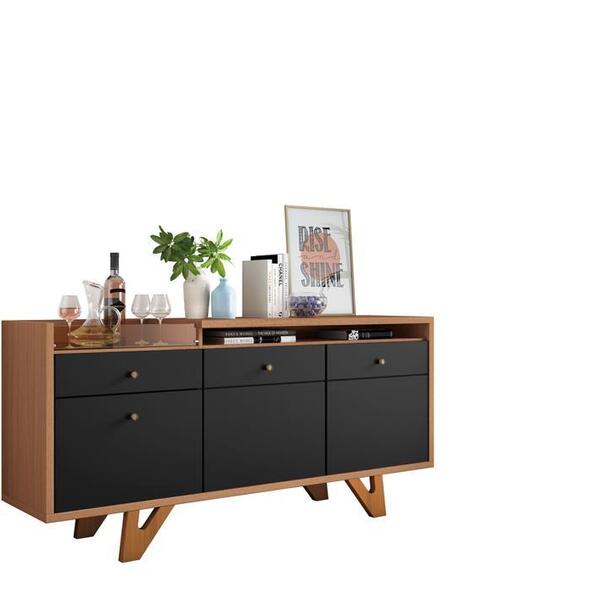 Buffet Eco Nature / Preto  - Fdecor