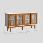 Buffet Eibar Com 4 Portas Branco Nature