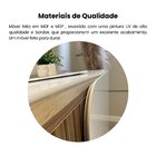 Buffet Elegance 1,60 Metros Com 4 Portas Off White/pinho Ripa