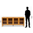 Buffet Em Madeira Maciça Piazza Amendoa