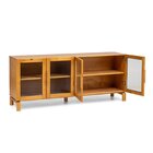 Buffet Em Madeira Maciça Piazza Amendoa